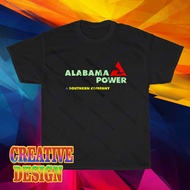 Alabama Power Logo Black Tshirt