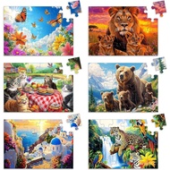 6 Packs 24 Piece Puzzle for Seniors, Alzheimer's & Dementia Activities, Easy Puzzle Alzheimer's Game