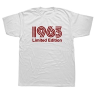 1963 Limited Edition Funny 59th Birthday Graphic T-Shirt Mens Summer Style Fashion Short Sleeves Str