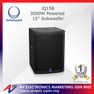 TURBOSOUND iQ15B 3000 Watt 15" Powered Subwoofer with Klark Teknik DSP Technology