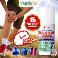 Nutri Botanics Pain Relief Glucosamine Cream + MSM - Joint, Knee Pain Relief, Muscle Ache - 100ml Pain Relief Cream