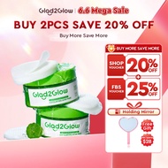 Glad2Glow Centella Salicylic Acid Sheet Toner Pads Pimple Scars 30Pads For Calming/Cooling Sensitive
