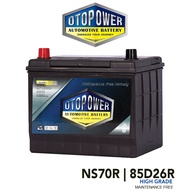 NS70R  - 85D26R (High Grade of 65D26R) Maintenance Free Battery  Car Battery For Unser, Wira+++