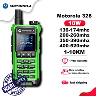 วิทยุสื่อสาร วอ Motorola GP-328 Plus วิทยุ อุปกรณ์ครบชุด ระยะการสื่อสาร 1-10km VHF/UHF FM Transceive