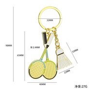 New Badminton Keychain Pendant Paris Games Peripheral Gifts Badminton Racket Sports Souvenirs New Ba