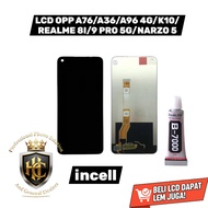 LCD FULLSET TOUCHSCREEN OPPO A76/A36/A96 4G