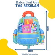 Foil Balloon School Bag/ Foil Balloon Back To School/ Foil Balloon Bag Foil Balloon_PeSta_Partyuppli