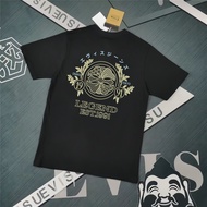 EVISU/God of Fortune/6XL Classic Round Neck Short-Sleeved T-Shirt Men Women Style Large Size Basic l