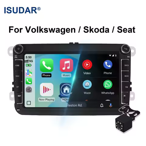 ISUDAR 8" android radio Car Multimedia player For VW Passat Golf MK5 MK6 Jetta Polo Touran Seat Shar