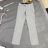 H&M size 30R (S) Long Pants Gray New Slightly Stretchy Waist 30 Hips 36 Crotch 10 Length 39