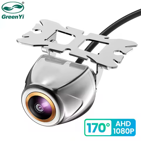 GreenYi 1080P Full HD 170° Golden Lens Car Rear View Camera Fisheye Night Vision Reverse AHD 4 Pin V