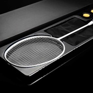 High-value Badminton Racket Single Racket Full Carbon Carbon Fiber Durable Ultra-Light Small Black R