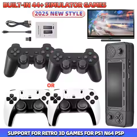 2025 NEW X9PRO Game Stick 4K TV Video Game Console 3D Games For PSP/PS1/N64/NDS 40+Simulators 42000 