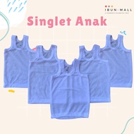 KATUN IBUN MALL - 6 PCS Boys' Undershirts l Girls' Undershirts 0-12 Months I Soft Comfortable Toddle