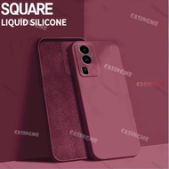 Oppo Reno 10 Pro + 2023 Square Liquid Casing For Oppo Reno 10 Reno10 Pro Reno10Pro 10Pro + Plus 2023 TPU Bumper Phone Case Casing Simple Shockproof Solid Color Anti Drop Shockproof