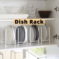 {SG} Metal Kitchen Dish Storage Rack Dish Rack Dish Drying Rack Dish Drainer Rack Anti Slip for Counter Cabinet