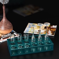 flgo Rectangle Bracket Mold Epoxy Resin Silicone Cup Storage Container Mould 6-Cavity