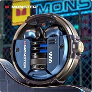 Monster XKT10 Bluetooth Earphones Wireless Headphones Gamer Headset Waterproof TWS Noise Reduction W