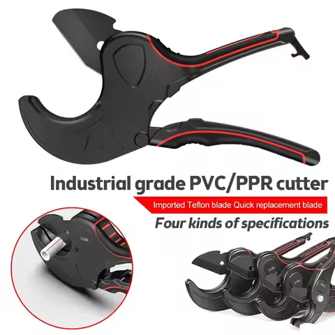 32/42/63/75mm Scissors Professional Cutting Pipe Cutter Electric Line Hot Melt Water Pipe Cutting To
