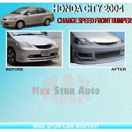 HONDA CITY 2004 CHARGE SPEED STYLE FRONT BUMPER  MATERIAL FIBER