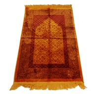 Aydin Mensucat AM06 Yellow Premium Thick Turkish Prayer Mat