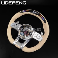 Carbon Fiber Steering Wheel Fit For Mercedes Benz AMG W205 W204 G55 G500 W212 W463 C63 S63 CLS63 E63