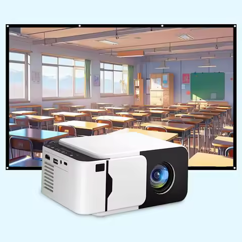 T5 Mini Projector Commercial Office Home Cinema Portable Intelligent Outdoor LED HD Projector