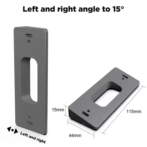 DIGIT-Adjustable Angle Doorbell Bracket For Ring Video Doorbell Household Doorbell Bracket Adjustabl