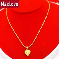 Jewelry Kalung Emas 916 Gold 916 Emas Korea Cop 916 Necklace Women Rantai Leher Emas 916 Lelong