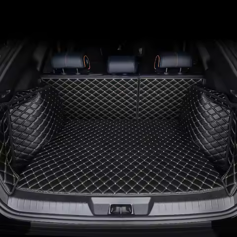 Car Trunk Mat For Nissan Qashqai J11 J12 Kicks X Trail T31 T32 March Patrol Y61 Y62 Custom Waterproo