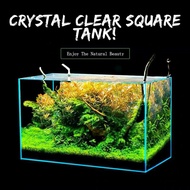 Aquarium Crystal Clear Square Tank Thickness/ 30cm, 40cm, 50cm, 60cm