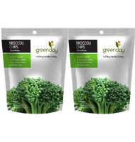 Greenday - [兩包裝] Greenday 天然西蘭花脆脆 健康低糖零食 20g