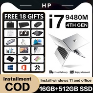 【HP Laptop 9480M】14in / Core i7-4600U / DDR3  Memory 16G / 512GB SSD / laptop sale lowest price  / Lightweight and easy to carry / HP ELITEBOOK 9480M / HD camera can be connected to 5G WiFi