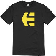 Etnies Icon T-shirt ( Black / Yellow )