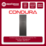 Condura 9.5 cu. ft. No Frost Inverter Pro Two Door Refrigerator CNF-271i