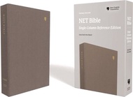 NET Bible, Single-Column Reference, Cloth over Board, Gray, Comfort Print：Holy Bible