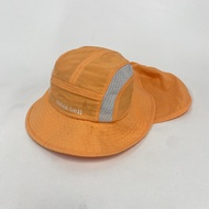 Mont-bell Sahara 帽子，橘色，均碼，古著