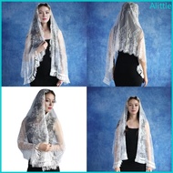 Alia Latin Mass Headscarf Veil for Women Catholic Church Mantilla Veil Head Covering Mass Veil Fring