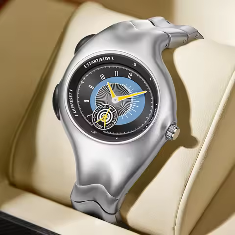 New Famous Luxury Brand Fashion Alien Twist Watch for Men Y2K Watches Waterproof Quartz Wristwatch M