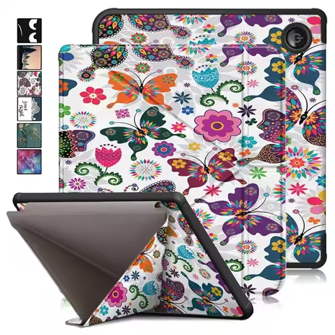 Funda Case For KOBO Libra 2 2021 PU Leather Silicone Back Full Housing Ebook Case For Kobo Libra 2 C