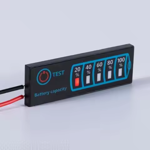 652F Battery Power Detector for Lithium Lead-Acid Batteries Universal DC5-30V 12V 24V Monitor LED Di