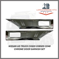 LORI CHROME KITA NISSAN UD CH520 CKB520 CD48 CHROME DOOR GARNISH PINTU SET LORI LORRY AKSESORI