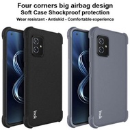 華碩 ASUS Zenfone 8 ZS590KS - IMAK 全包防摔軟套-氣囊版 磨砂手感 手機軟套 保護殼 +送 透明保護膜 Mon貼 Shock-Resistant Case (Airbag