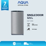 AQUA Kulkas 1 Pintu [Freezer 4 Rak] - Top Table - Full Insulation - AQF-S4(S)