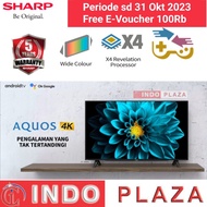 TV SHARP 50 - 60 - 65 - 70 INCH SERI 4T-C DK1X ANDROID 4K UHD