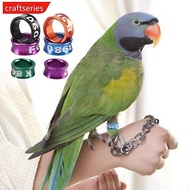 CRAFTSERIES 20Pcs 4mm/4.7mm/5mm/6mm With Numbered Aluminum Bird Pigeon Foot Ring Outdoor Flight Trai