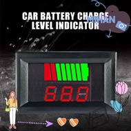 MIHAN Car Battery Charge Level Indicator High Precision LED Voltmeter Tester 12V 24V 36V 48V 60V 72V