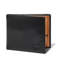 TIMBERLAND MEN'S ALTON RIDGE TWO-COLOR WALLET WITH COIN POCKET Black A1DYA001