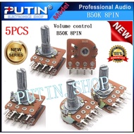 5PCS B50K 8PIN MASTER VOLUME CONTROL FOR AMPLIFIER B50K 8PINS VOLUME CONTROL