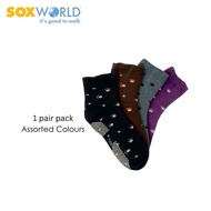 SOXWORLD Ladies Widen Cuff Sock With Anti-Slip (1 Pair) 12-8186